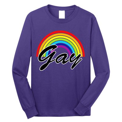 Gay Rainbow Long Sleeve Shirt