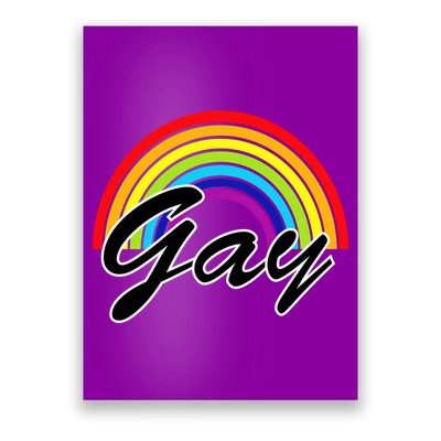Gay Rainbow Poster