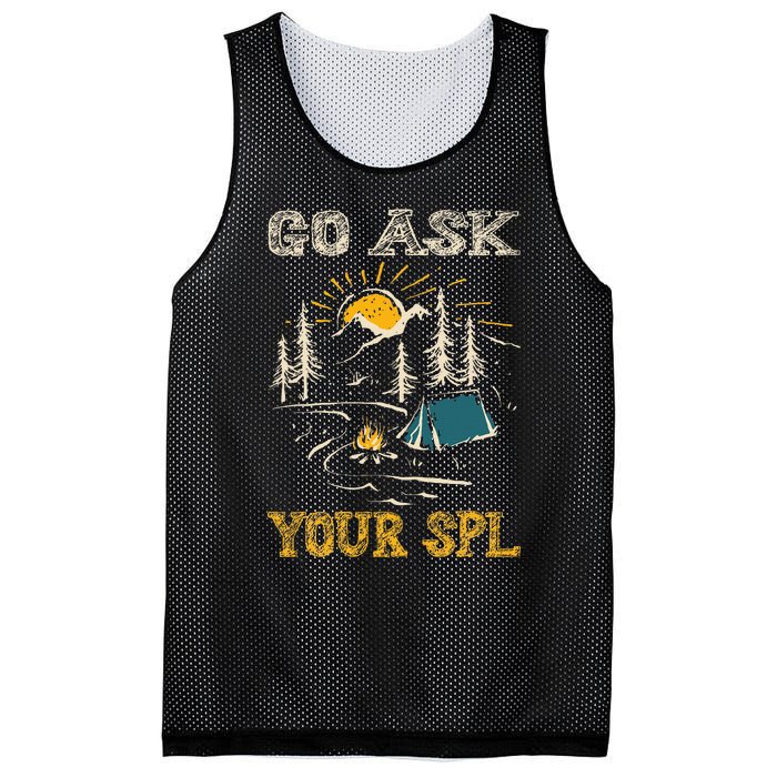 Go Ask Your Spl Mesh Reversible Basketball Jersey Tank