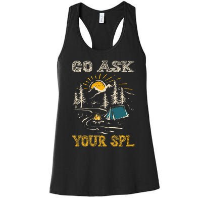 Go Ask Your Spl Women's Racerback Tank