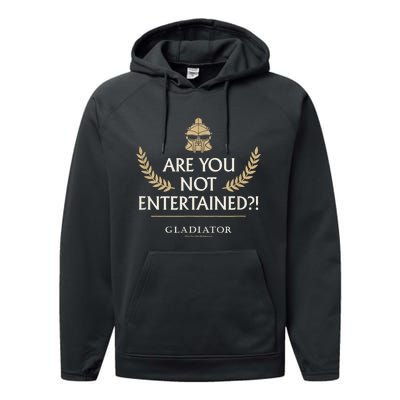 Gladiator Are You Not Entertained Performance Fleece Hoodie