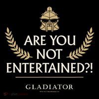 Gladiator Are You Not Entertained High Crown Mesh Back Trucker Hat