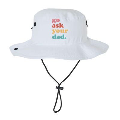 Go Ask Your Dad Funny Mom Quote Mothers Day Family Humor Legacy Cool Fit Booney Bucket Hat