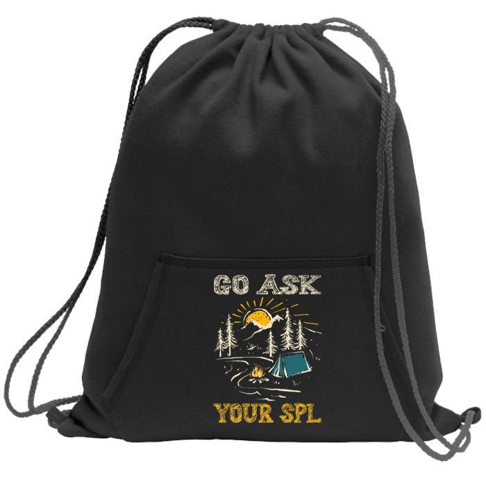 Go ask your SPL Sweatshirt Cinch Pack Bag