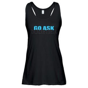 Go Ask Your Dad Cute Father's Day Ladies Essential Flowy Tank