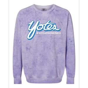 Gus Argenal Yotes #10Teamsonepack Colorblast Crewneck Sweatshirt