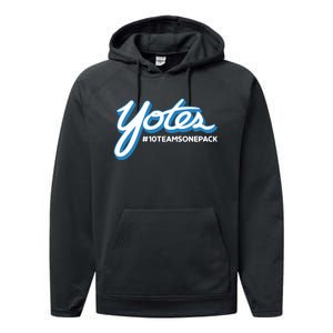 Gus Argenal Yotes #10Teamsonepack Performance Fleece Hoodie