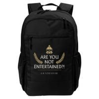 Gladiator Are You Not Entertained Daily Commute Backpack