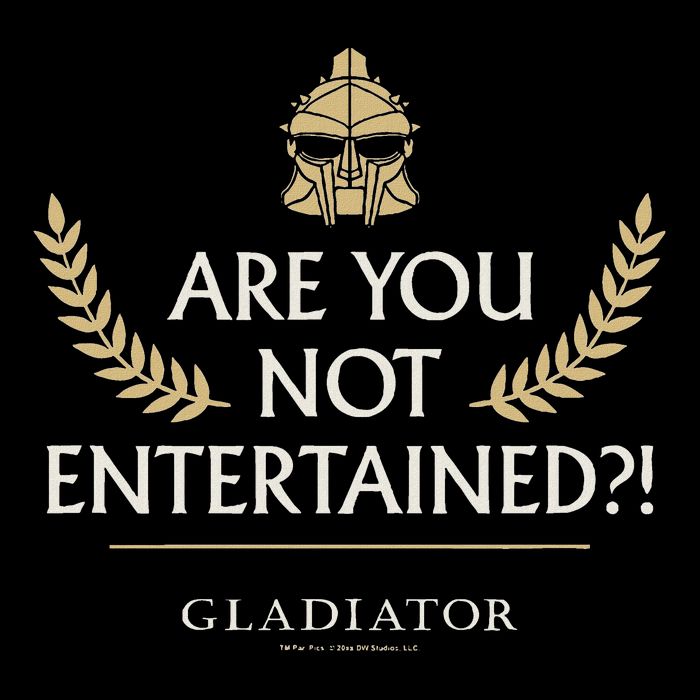 Gladiator Are You Not Entertained Mesh Reversible Basketball Jersey Tank