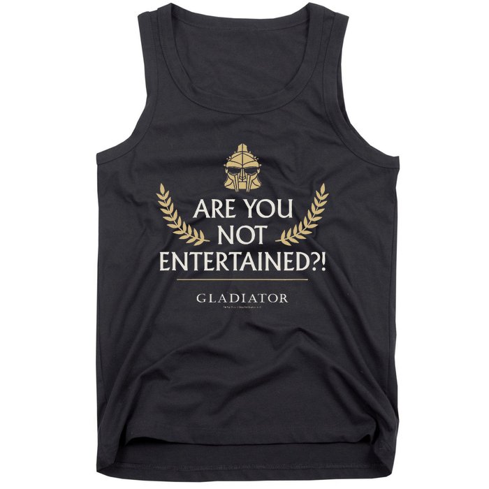 Gladiator Are You Not Entertained Tank Top