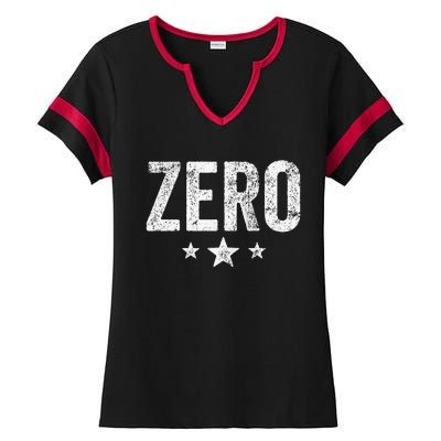 Grunge Alternative Zero Three Star 90s Rock Music Ladies Halftime Notch Neck Tee