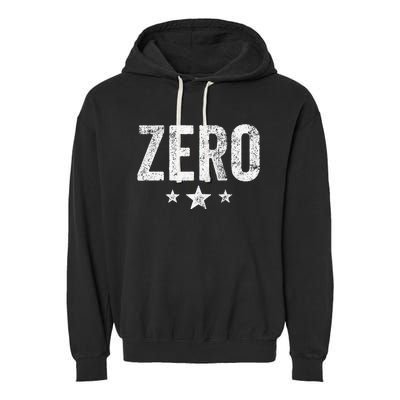 Grunge Alternative Zero Three Star 90s Rock Music Garment-Dyed Fleece Hoodie