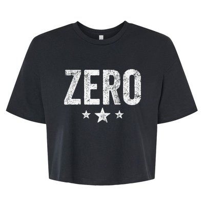 Grunge Alternative Zero Three Star 90s Rock Music Bella+Canvas Jersey Crop Tee