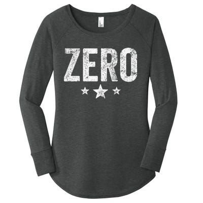 Grunge Alternative Zero Three Star 90s Rock Music Women's Perfect Tri Tunic Long Sleeve Shirt