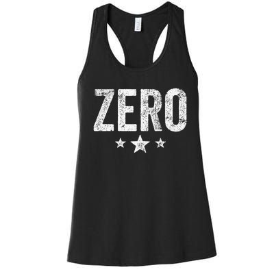 Grunge Alternative Zero Three Star 90s Rock Music Women's Racerback Tank