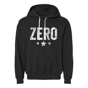 Grunge Alternative Zero Three Star 90s Rock Music Garment-Dyed Fleece Hoodie