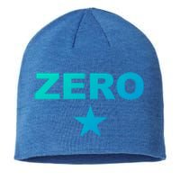 Grunge Alternative Zero Star 90s Rock Band Music Gift Sustainable Beanie