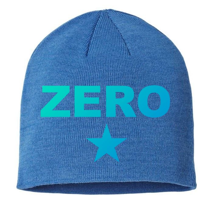 Grunge Alternative Zero Star 90s Rock Band Music Gift Sustainable Beanie