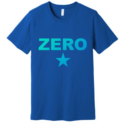 Grunge Alternative Zero Star 90s Rock Band Music Gift Premium T-Shirt