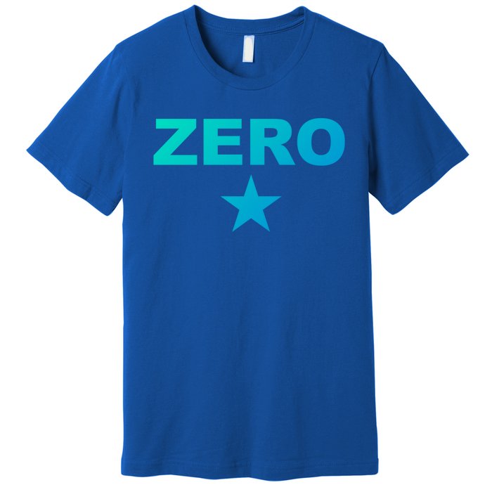 Grunge Alternative Zero Star 90s Rock Band Music Gift Premium T-Shirt