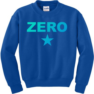 Grunge Alternative Zero Star 90s Rock Band Music Gift Kids Sweatshirt