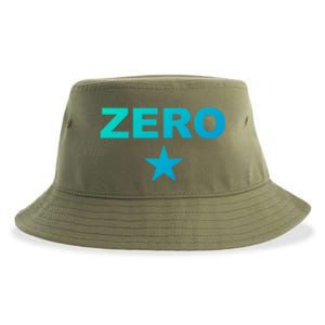 Grunge Alternative Zero Star 90s Rock Band Music Gift Sustainable Bucket Hat