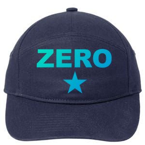 Grunge Alternative Zero Star 90s Rock Band Music Gift 7-Panel Snapback Hat