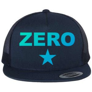 Grunge Alternative Zero Star 90s Rock Band Music Gift Flat Bill Trucker Hat