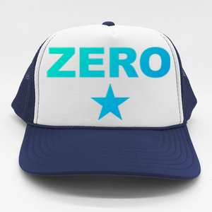 Grunge Alternative Zero Star 90s Rock Band Music Gift Trucker Hat