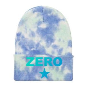 Grunge Alternative Zero Star 90s Rock Band Music Gift Tie Dye 12in Knit Beanie