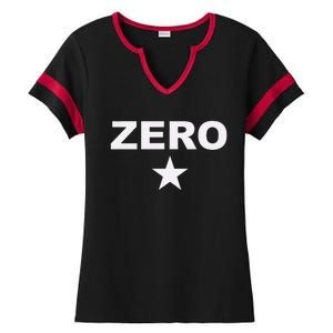 Grunge Alternative Zero Star 90s Rock Band Music Ladies Halftime Notch Neck Tee