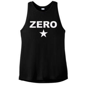 Grunge Alternative Zero Star 90s Rock Band Music Ladies PosiCharge Tri-Blend Wicking Tank