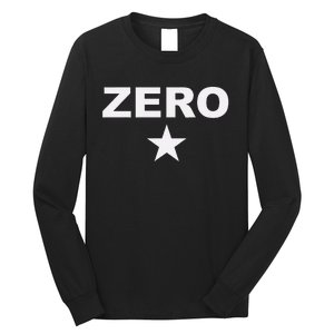 Grunge Alternative Zero Star 90s Rock Band Music Long Sleeve Shirt