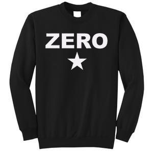 Grunge Alternative Zero Star 90s Rock Band Music Sweatshirt