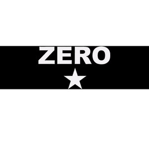 Grunge Alternative Zero Star 90s Rock Band Music Bumper Sticker