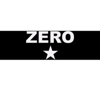 Grunge Alternative Zero Star 90s Rock Band Music Bumper Sticker