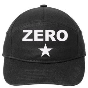 Grunge Alternative Zero Star 90s Rock Band Music 7-Panel Snapback Hat