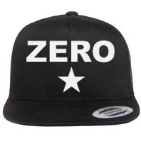 Grunge Alternative Zero Star 90s Rock Band Music Flat Bill Trucker Hat