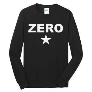 Grunge Alternative Zero Star 90s Rock Band Music Tall Long Sleeve T-Shirt