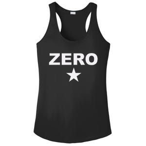 Grunge Alternative Zero Star 90s Rock Band Music Ladies PosiCharge Competitor Racerback Tank