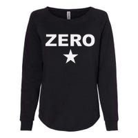 Grunge Alternative Zero Star 90s Rock Band Music Womens California Wash Sweatshirt