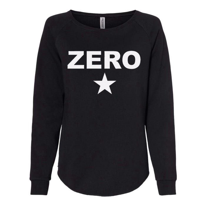 Grunge Alternative Zero Star 90s Rock Band Music Womens California Wash Sweatshirt