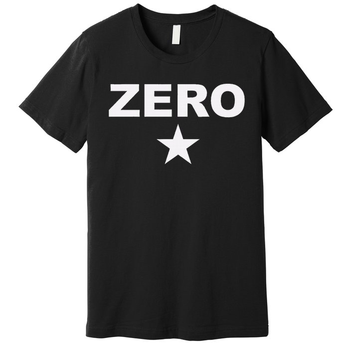 Grunge Alternative Zero Star 90s Rock Band Music Premium T-Shirt