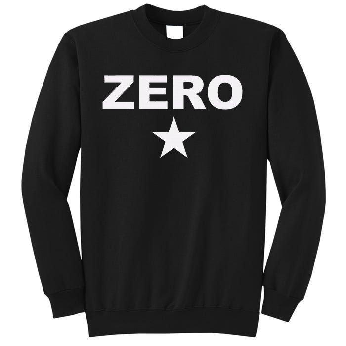 Grunge Alternative Zero Star 90s Rock Band Music Tall Sweatshirt