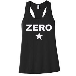 Grunge Alternative Zero Star 90s Rock Band Music Women's Racerback Tank