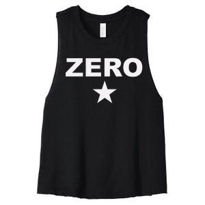 Grunge Alternative Zero Star 90s Rock Band Music Women's Racerback Cropped Tank