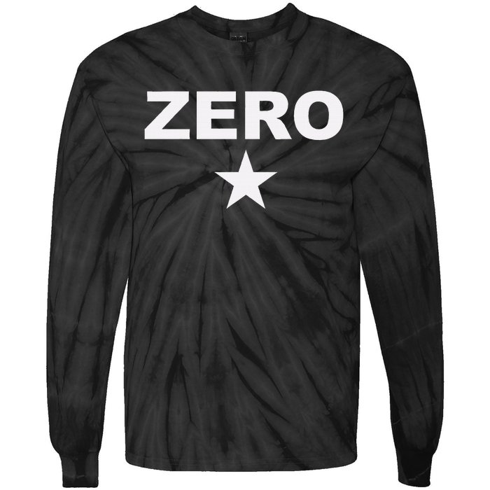 Grunge Alternative Zero Star 90s Rock Band Music Tie-Dye Long Sleeve Shirt