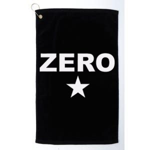 Grunge Alternative Zero Star 90s Rock Band Music Platinum Collection Golf Towel