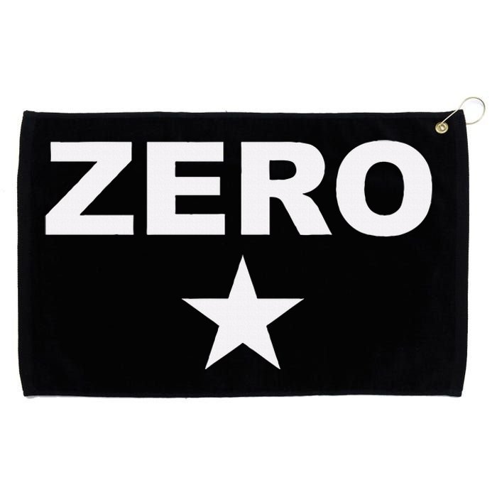 Grunge Alternative Zero Star 90s Rock Band Music Grommeted Golf Towel