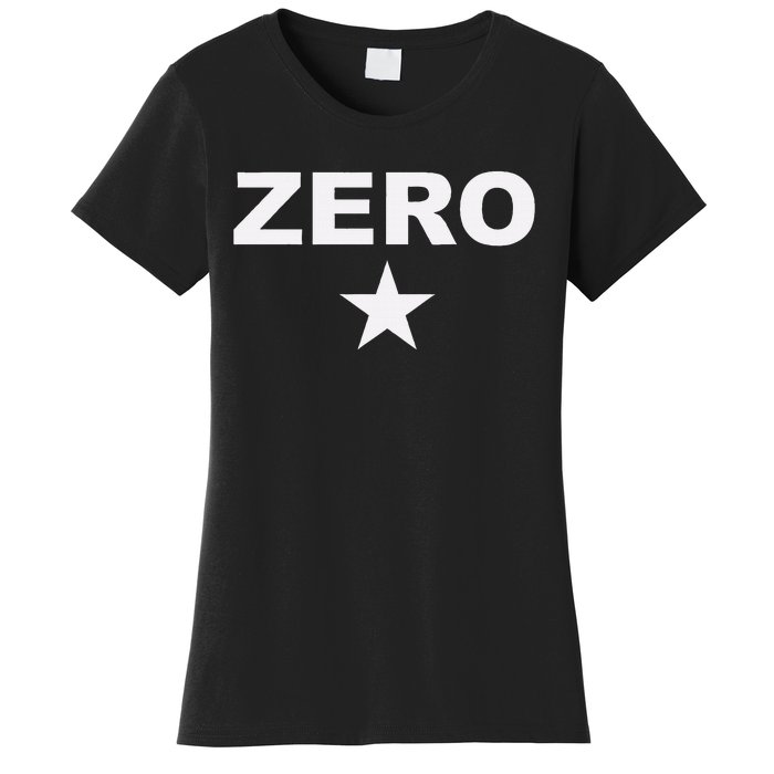 Grunge Alternative Zero Star 90s Rock Band Music Women's T-Shirt